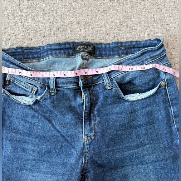 Judy Blue High Rise Straight Leg Stretch Jeans Size 11 - Picture 4 of 7